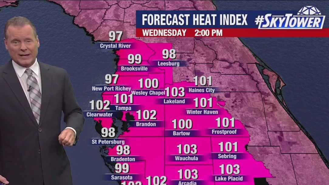 Tampa weather | Wednesday forecast