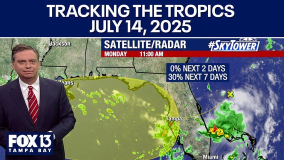 Potential tropical disturbance to bring lots of rain to Florida