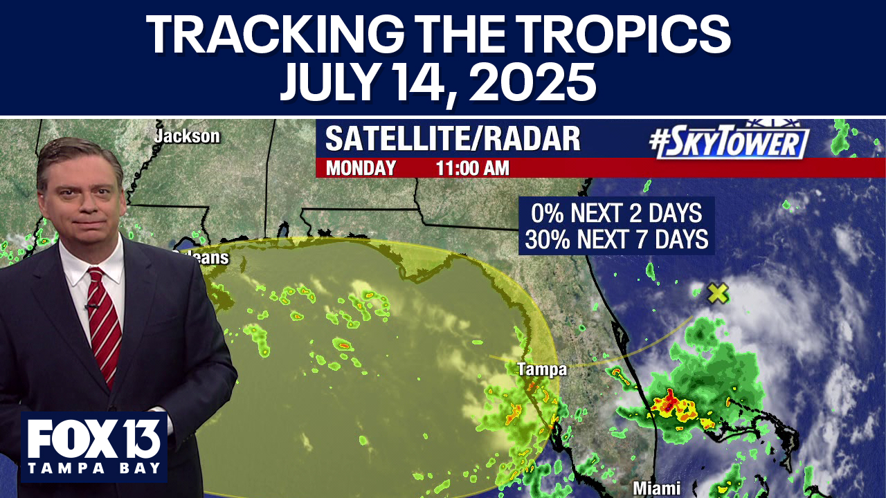 Potential tropical disturbance to bring lots of rain to Florida