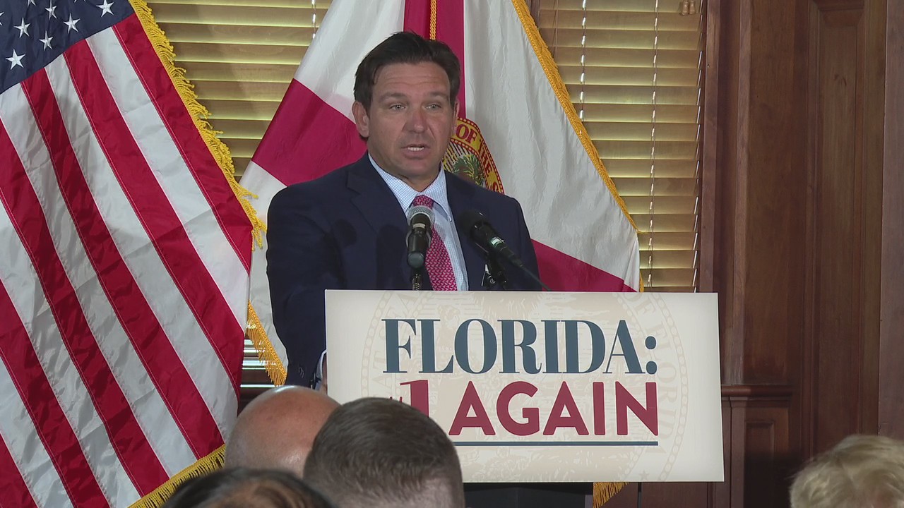 Gov. DeSantis news conference in Sarasota | FOX 13 Tampa Bay
