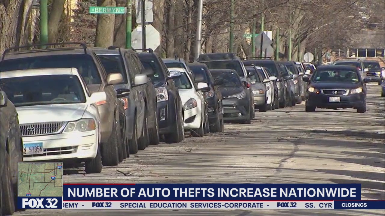 Auto thefts on the rise nationwide after years of decline | FOX 32 Chicago