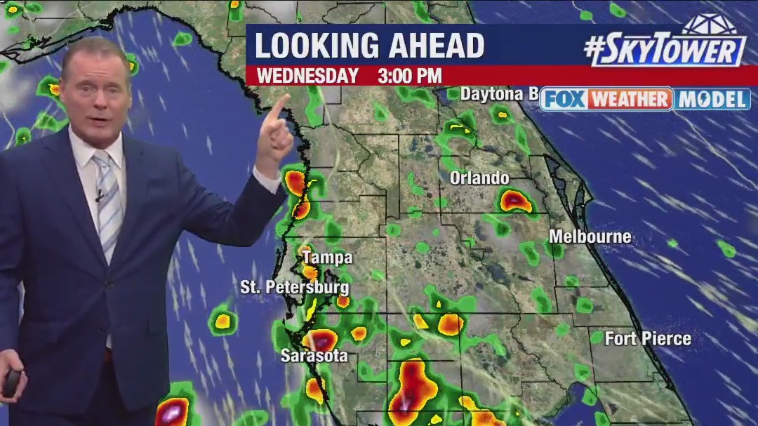 Tampa weather | Showers & storms Wednesday | FOX 13 Tampa Bay