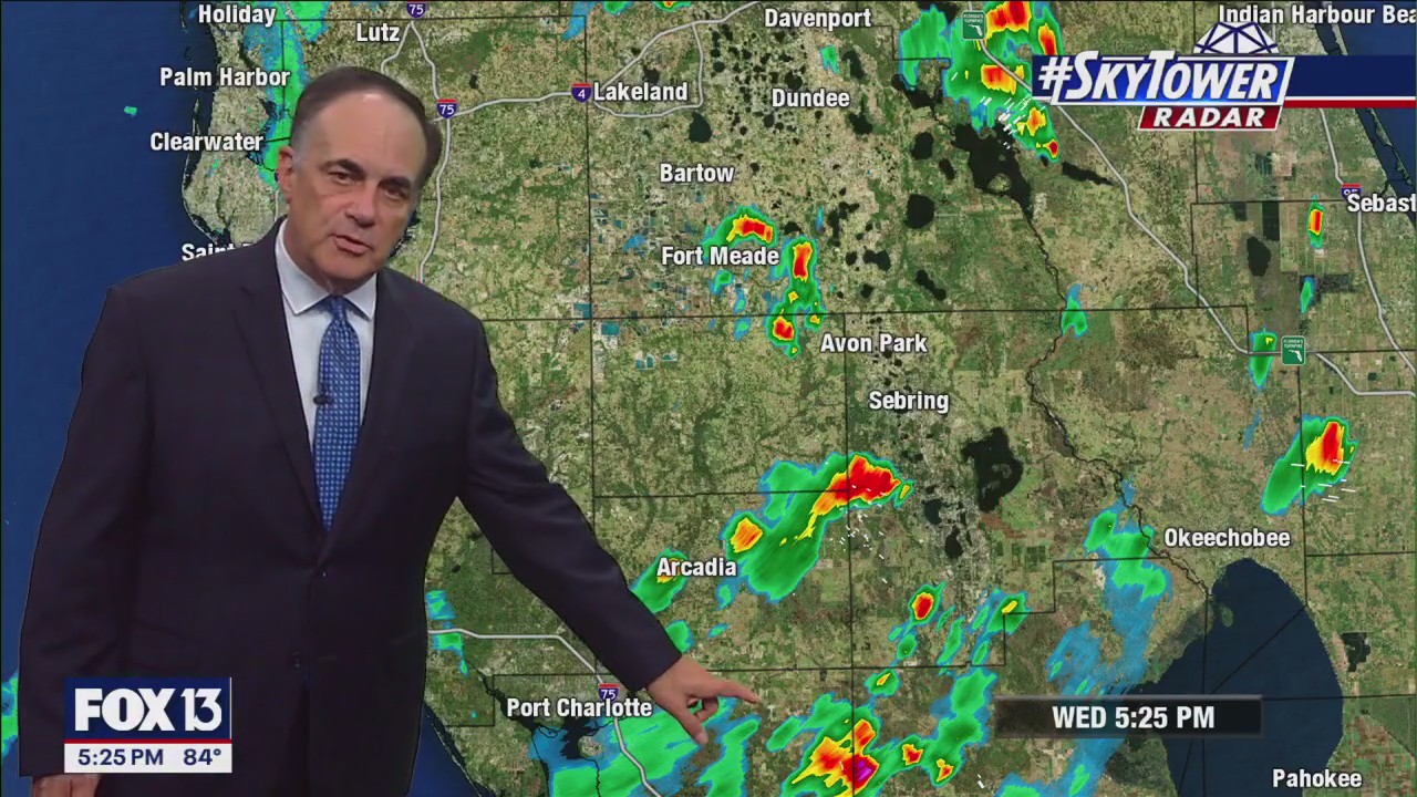 Tampa Weather | Above normal rainfall through Friday | FOX 13 Tampa Bay