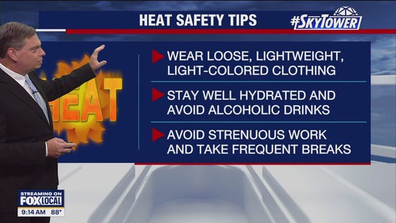Tampa weather | Heat advisories continue on Sunday
