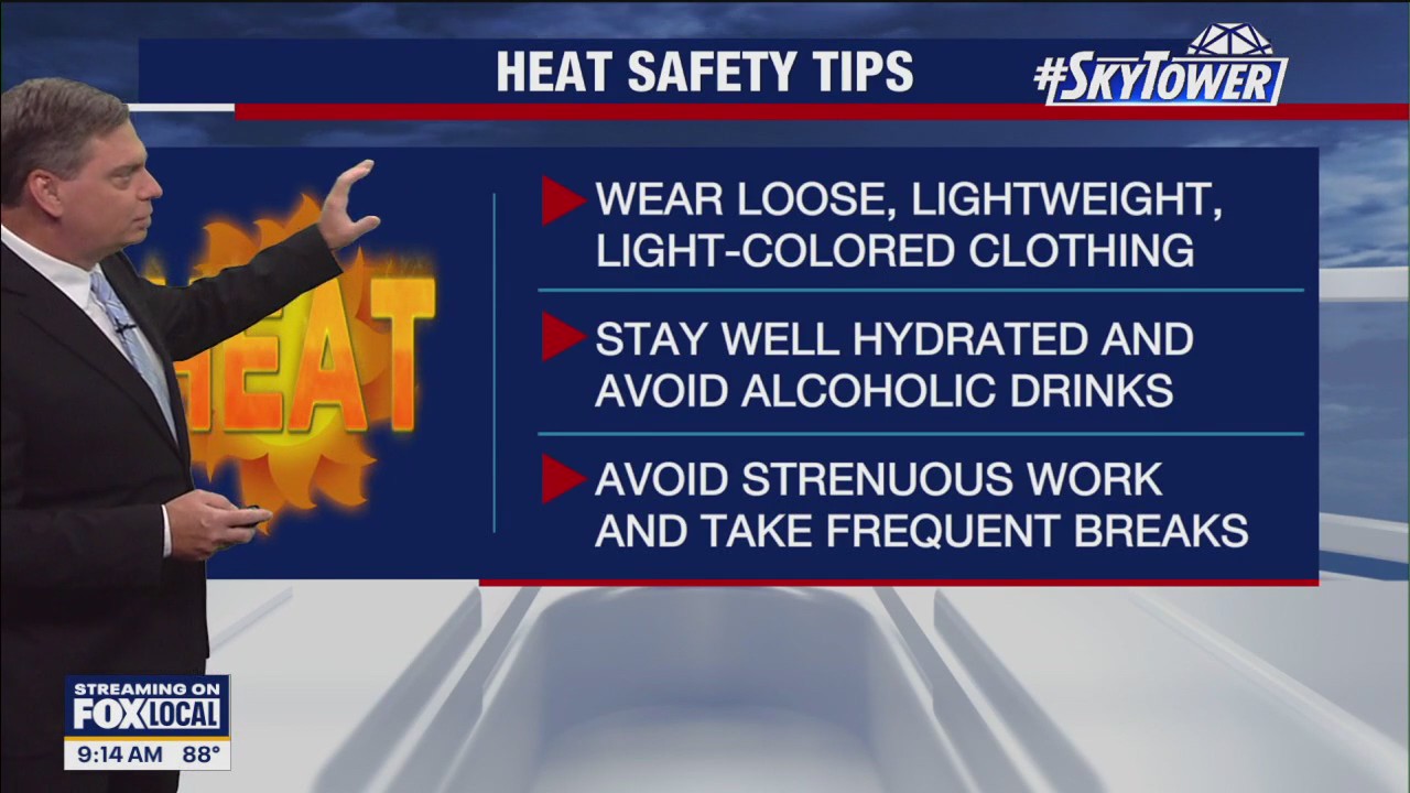 Tampa weather | Heat advisories continue on Sunday