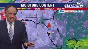 Tampa Weather | Above normal rainfall through Friday