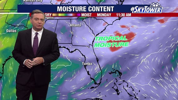 Invest 93 remnants to bring rain to Florida