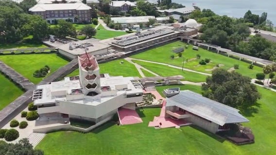 Above the architecture at Florida Southern College