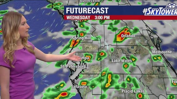 Tampa weather | Scattered storms Wednesday
