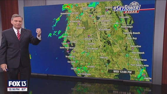 Tampa weather | Storms expected later on Wednesday