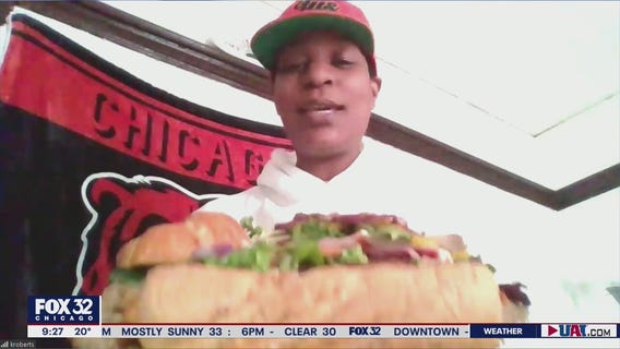 Jus Sandwiches partners with Chicago Bears to give hundreds of meals to Jesse Brown VA Hospital