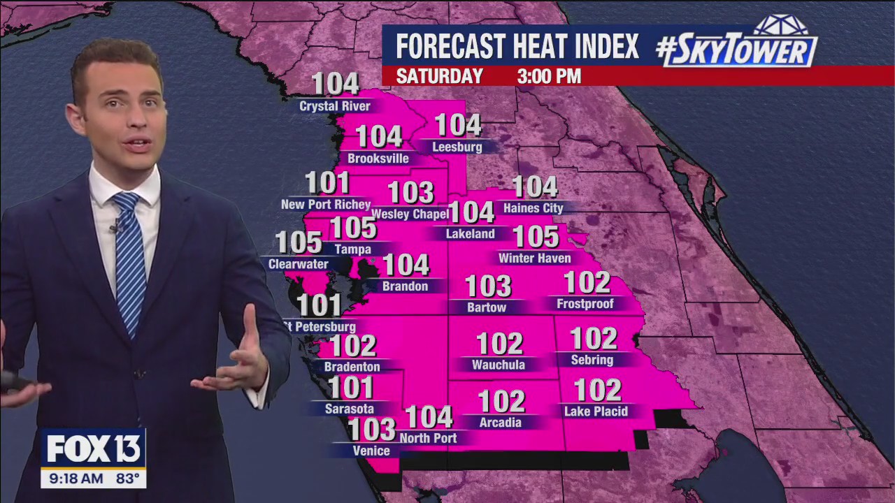 Tampa weather | Hot temps continue this weekend