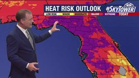 Tampa weather | Heat advisory for Monday