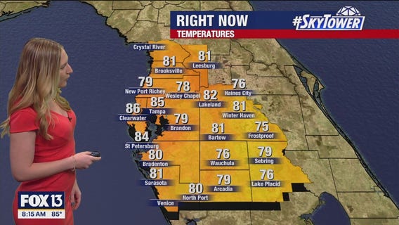 Tampa weather | Temps in the high 90s on Sunday