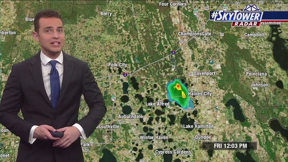 Tampa Weather | Hot weekend on tap, rain chance low