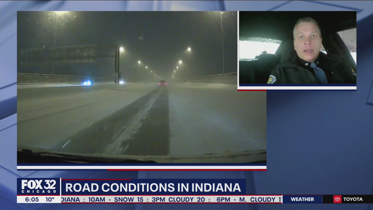 Lake-effect snow slows down roads in NW Indiana