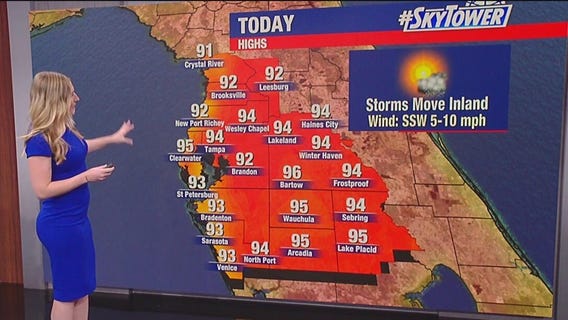 Tampa weather | Tuesday afternoon forecast