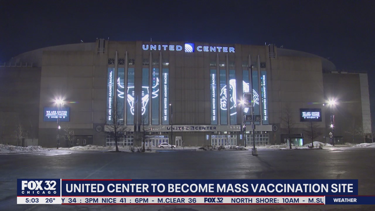 United Center to transform into mass vaccination site with collaboration between FEMA and the White House