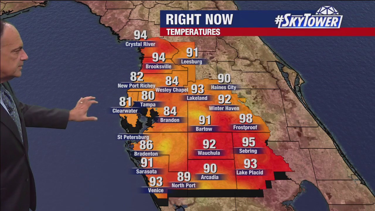 Tampa Bay weather | Sunny to partly cloudy Wednesday