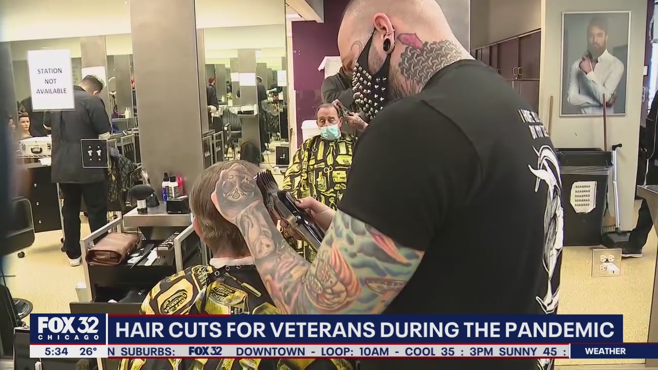 Tricoci University gives away free haircuts for veterans, active military