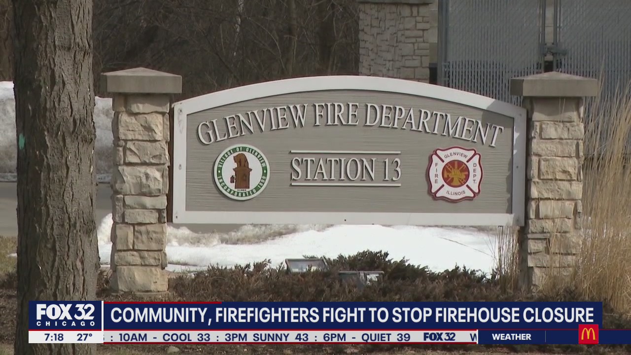 Glenview community rallies around firehouse to prevent closure
