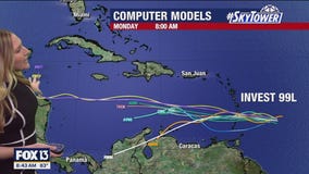 Tampa weather | Rainy start to Sunday