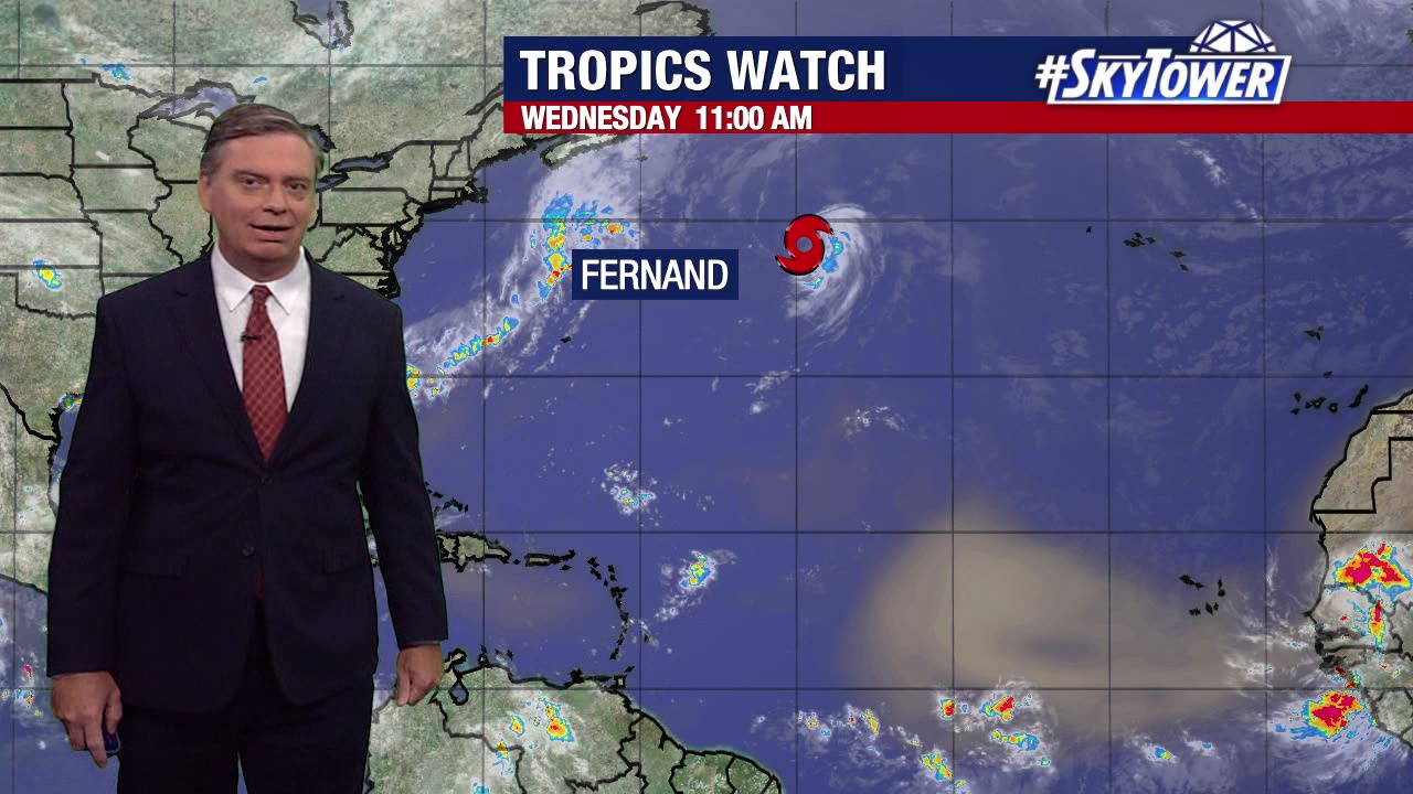 Saharan dust plume keeping tropical waves at bay