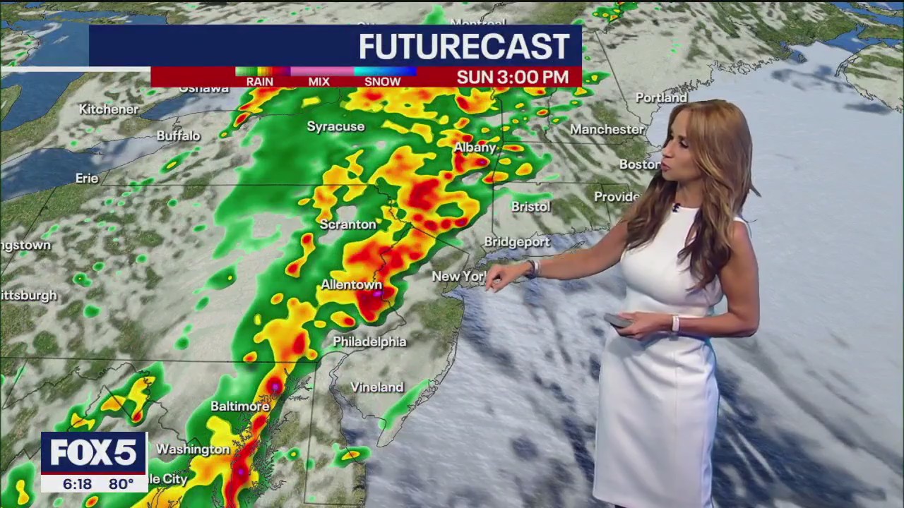Tracking Sunday showers and flood threats