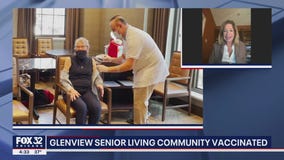 Belmont Village Senior Living Glenview celebrates being nearly 100% vaccinated