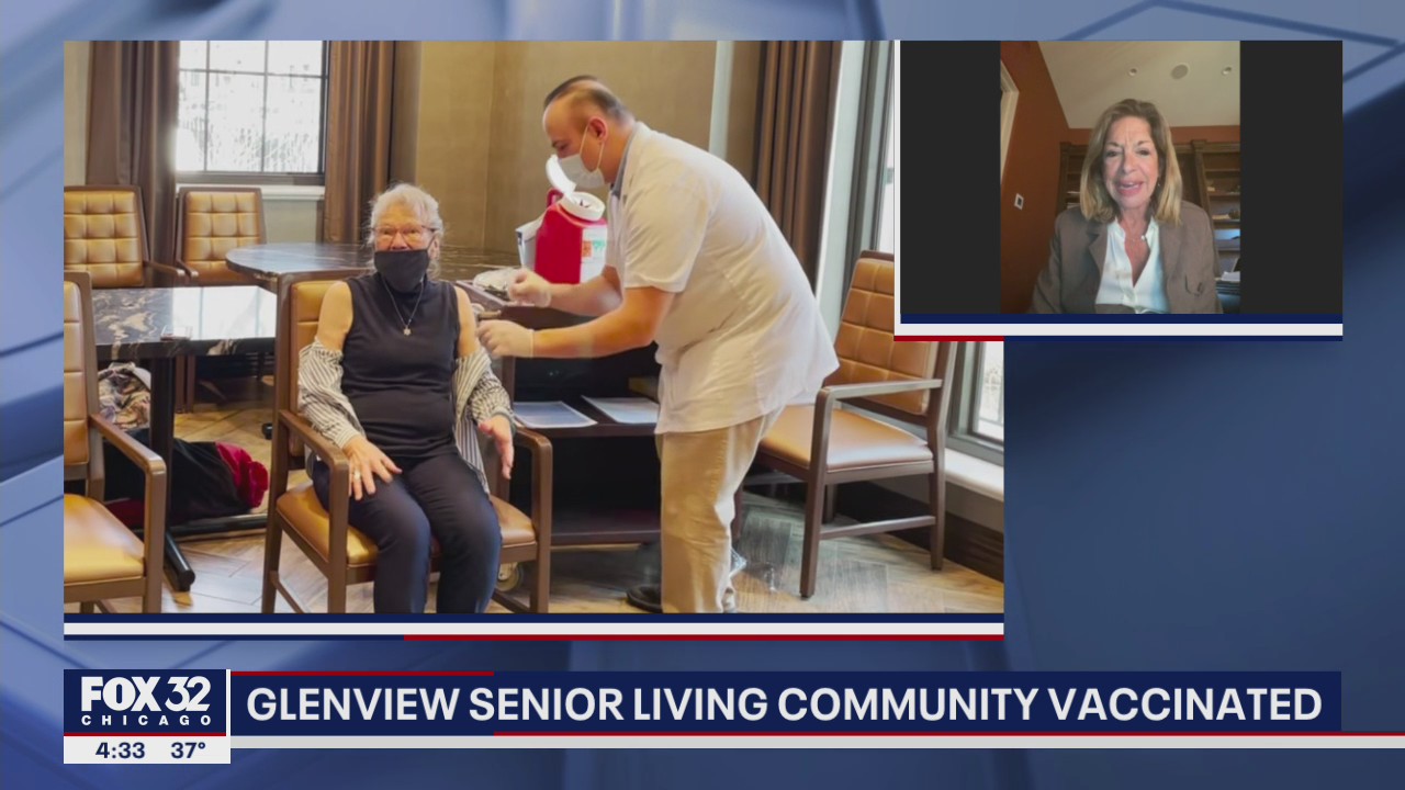Belmont Village Senior Living Glenview celebrates being nearly 100% vaccinated