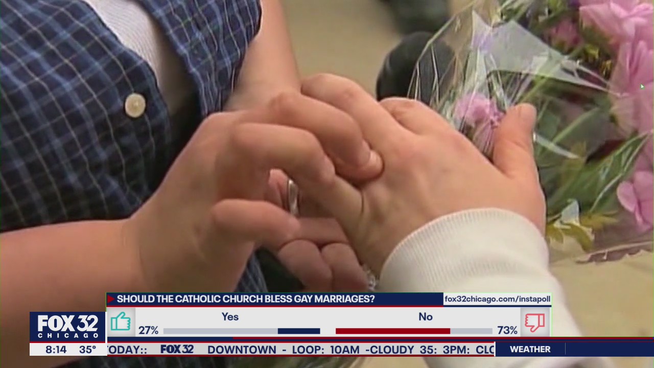 Catholic Church refuses to bless same-sex unions, spurring division among churchgoers