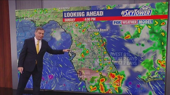 Tampa Weather | Scattered showers & muggy