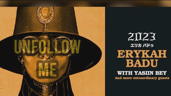 Erykah Badu's 'Unfollow Me' tour comes to NYC