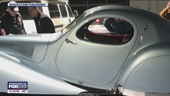 Luxury car targeted by thieves