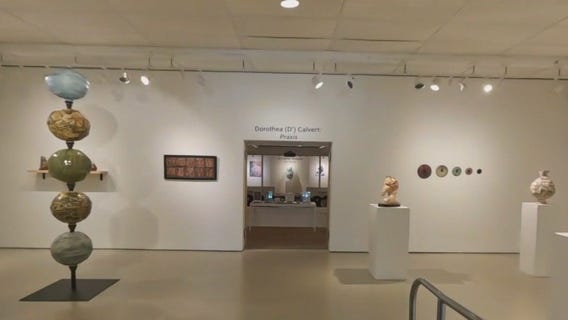 Ceramic sculptor's first solo exhibit a mixture of nerves, excitement
