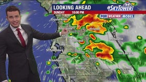 Tampa weather | Scattered storms across Bay Area
