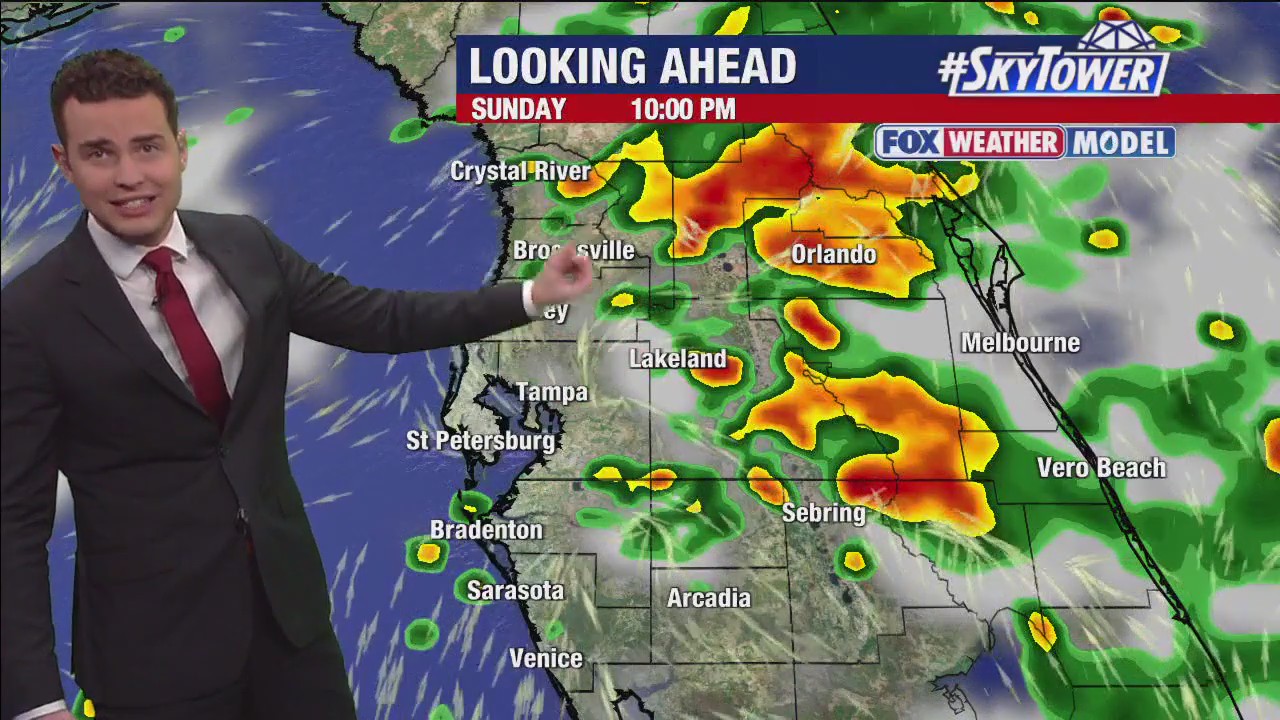 Tampa weather | Scattered storms across Bay Area