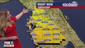 Tampa weather | Rain expected late Sunday night