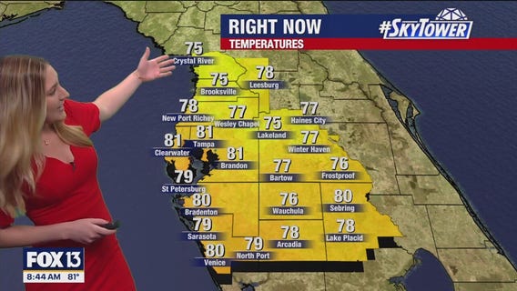 Tampa weather | Rain expected late Sunday night