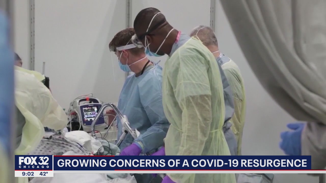 COVID-19 making a resurgence in Illinois as positivity rates tick upward