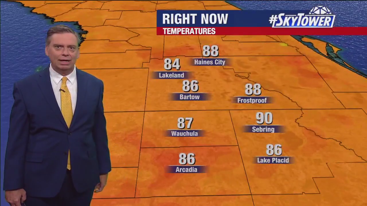 Tampa Weather | Humidity slowly returning