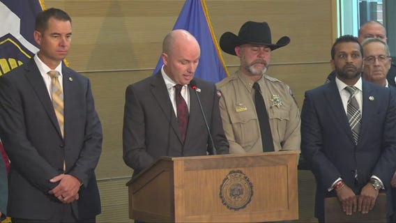 News conference on arrest in Charlie Kirk shooting