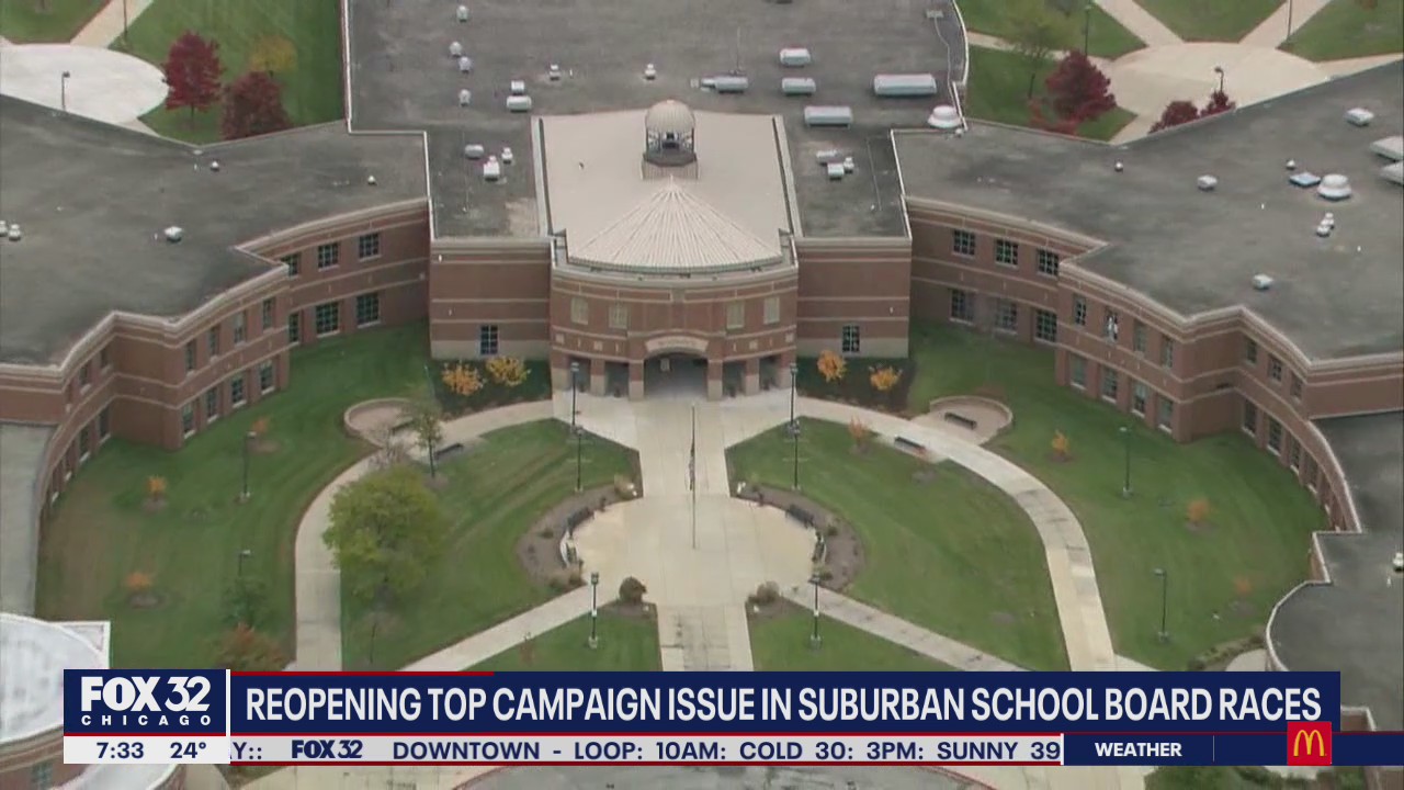 Reopening schools has become central campaign issue in suburban school board races