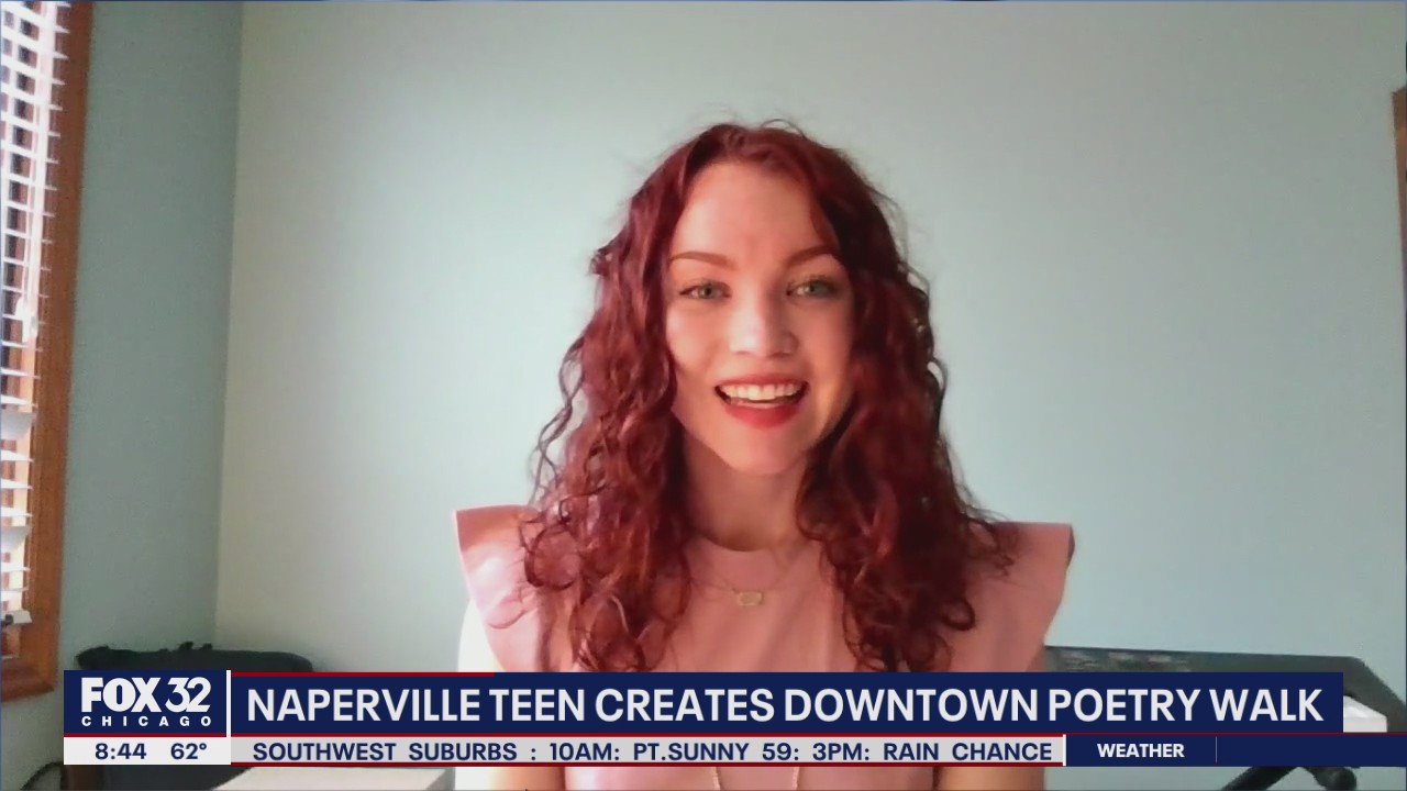 Naperville teen launches downtown poetry walk