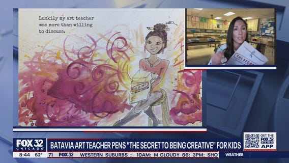 Batavia art teacher pens book to help kids express their creativity