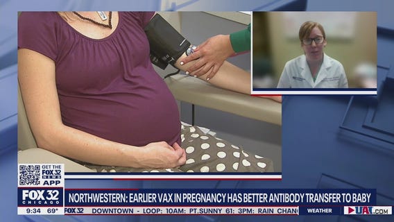 Study finds earlier vaccinations of pregnant mothers result in better antibody transfers to babies