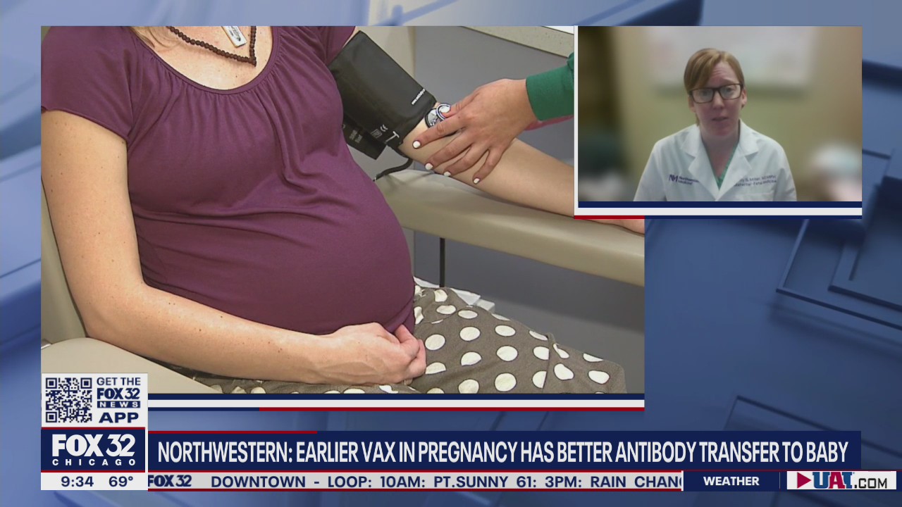 Study finds earlier vaccinations of pregnant mothers result in better antibody transfers to babies