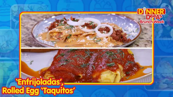 ?Enfrijoladas?, Rolled Egg ?Taquitos? | Dinner DeeAs Brunch Week