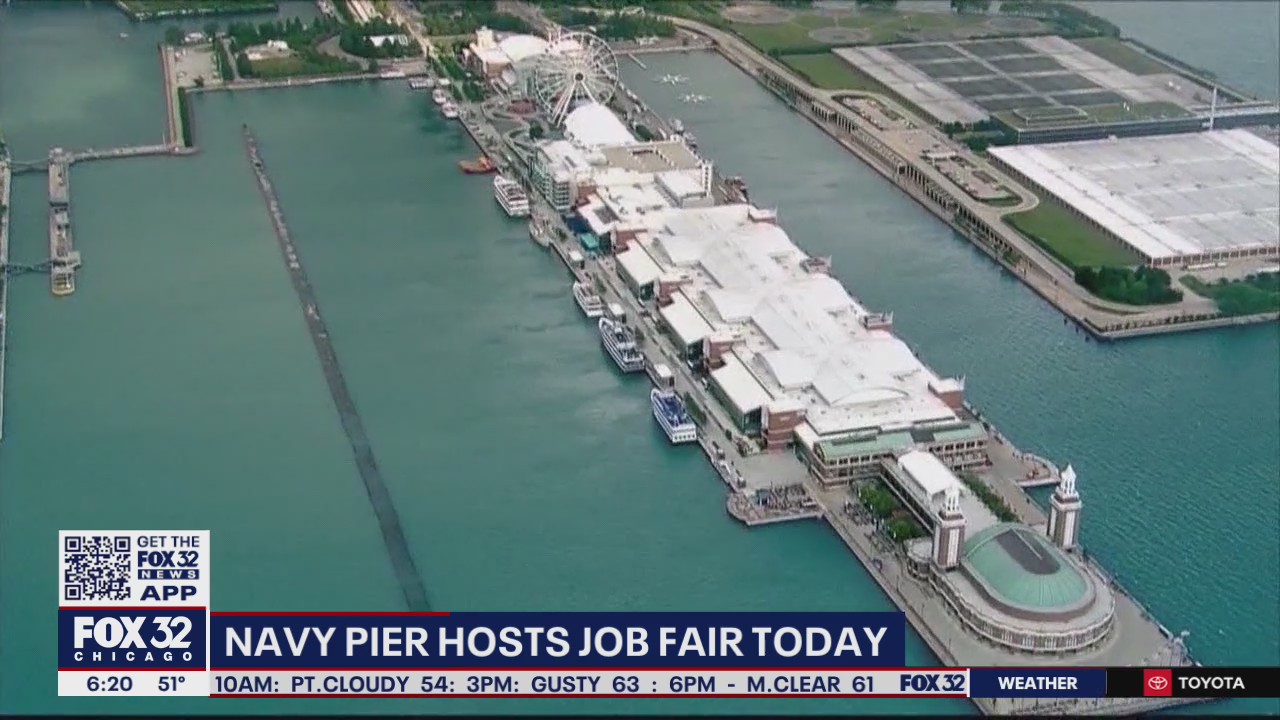 Navy Pier hosting job fair today, looking to fill 100 positions