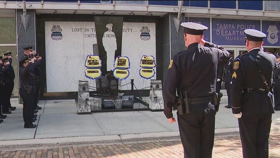 Fallen Tampa Police officers honored
